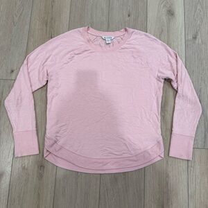 🌺 ATHLETA Women’s Pink Mindset Long Sleeve Sweatshirt Size M